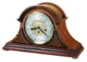 Howard Miller Key Wound Tambour Mantel Clock Barrett II 630-202
