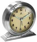Infinity Boutique Silver Clock - 10415-1264