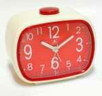 Infinity That 70's Clock - Cream/Red Clock - 13229IV-2449RD