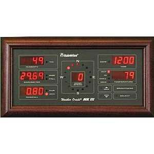 RainWise MK-III-LR Base Unit - Mahogany Wood