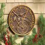 Whitehall Pinecone Thermometer Clock