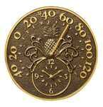 Whitehall Pineapple Thermometer Clock